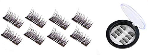 ANILING Magnetic Eyelashes [No Glue] False Eyelashes Set for Natural Look - Fake Lashes 3D Reusable Cosmetics(8pcs)