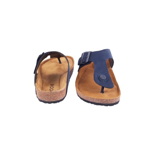 Image of Mochi Men's Leather Thong Sandal with Cork Footbed
