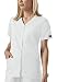 Cherokee Women's Workwear Scrubs Snap Front V-Neck Top, White, X-Large