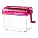 PPPHTUO Mini Paper Shredder for A4 Documents and Office Bills, Red
