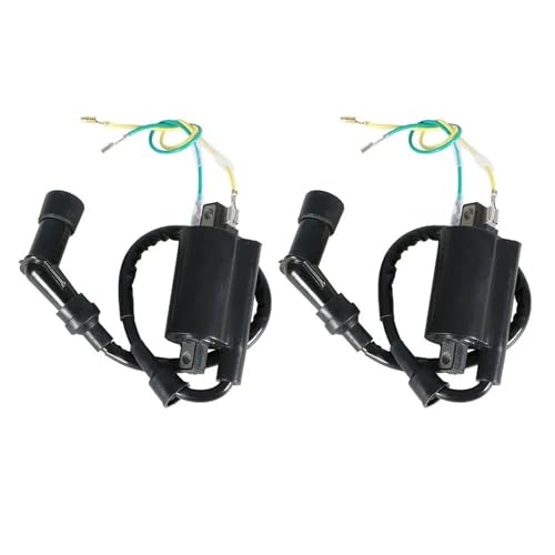 HYQHYX Bobina Encendido Bobinas Encendido para CB350 para CL350 SL350 CL450 CB450 CB500 1965-1970 1971 1972 1973 1974 1975 2 Piezas Bobinas De Encendido De Motocicleta 12V