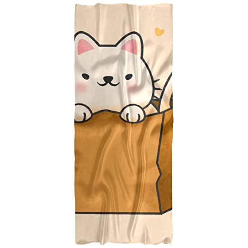 Écharpe légère pour femme imprimé chat : votre alliée style pour le printemps et l'automne