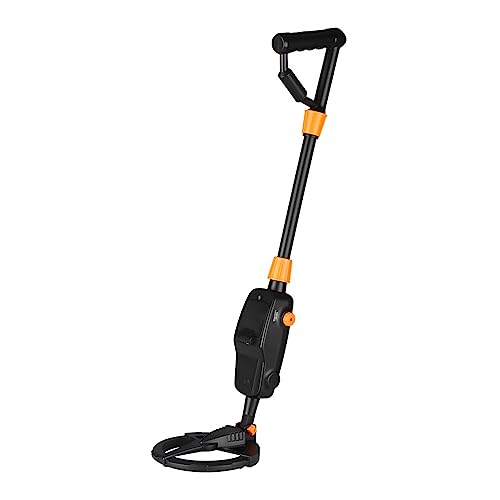 Detector de Metales, Detector de Metales de Mano Ligero for niños, buscador de Tesoros, buscador de Oro con Bobina de búsqueda Impermeable,para Aventuras al Aire Libre(Without Shovel)