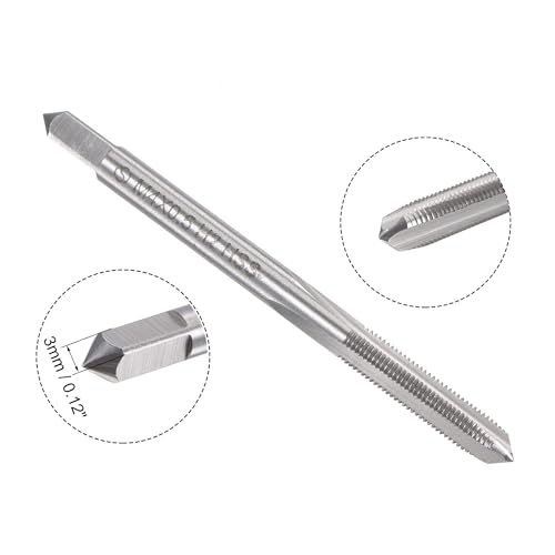 TOP-VIGOR M4 x 0.5mm Metric Tap and Die Set, Machine Thread Screw Tap with Round Threading Die - Image 3