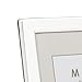 Maturi Silver Plated Photo Frame - Flat Edge Finish 5 x 7-inch (13 x 18cm)