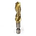 BERWENNY YINGJUN 1-6Pcs 6.35mm Shank Screw Thread Router Bit Wood Drill Bit Tools Sets (Color : M5)