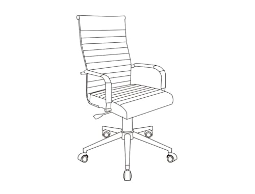 Chaise de direction Q-Connect avec roues premium et dossier ergonomique - 6