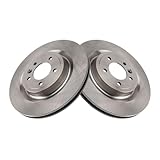YPIVOX Rear Replacement Brake Rotor 2pcs for Land for Rover Discovery 2017 for Rover Rover 2014-2018 for Rover Rover Sport 2014-2018 LR033302 982066