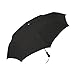 ShedRain WindPro - Vented Auto Open Auto Close Portable Compact Travel Umbrella for Rain and Wind with Teflon, Black