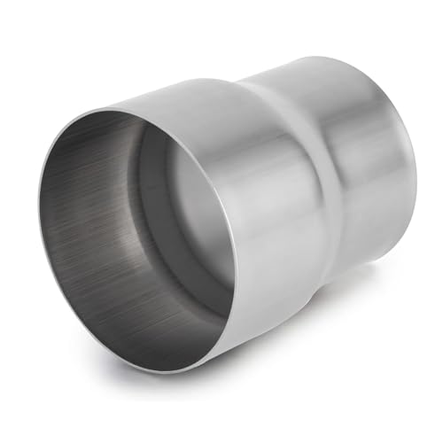 Image of A-KARCK Exhaust Adapter Connector 3 inch ID to 3.5 inch ID, Exhaust Pipe Reducer 4 inch Overall Length 304 Stainless Steel