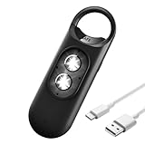 Lunaobrik Persönlicher Selbstverteidigungsalarm, Sicherheitsalarm mit 130 dB, mit Stroboskoplicht, für ältere Studenten, Frauen und für den Außenbereich, Nacht und Reisen