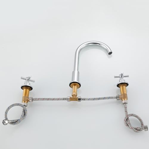 Robinet de lavabo chromé pivotant 360° résolvant le manque d'espace - 6