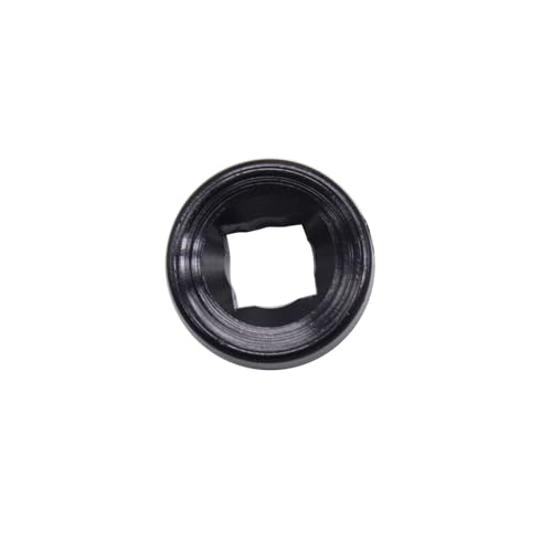 Image of 2 Sets SHLPDFM Window Crank Handle Black Billet Aluminum 4 1 /4 Window Crank Handle Fits for Hot Rod Chevy Ford Chrysler