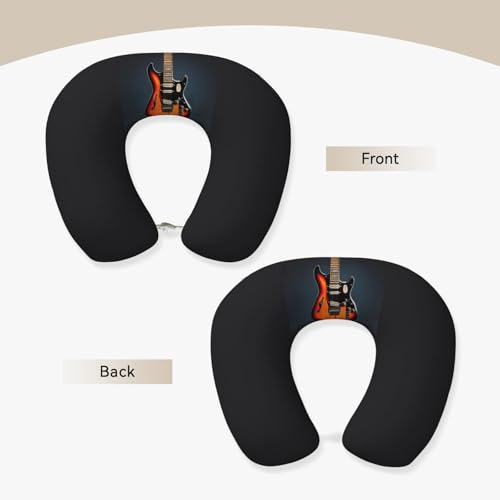 Almohada de espuma viscoelástica para cuello negro miniatura 3