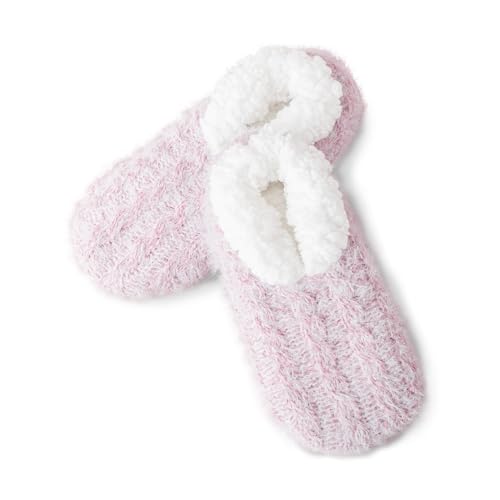 Image of Fluffy Fuzzy Slipper Socks with Grips for Women & Men for House | Unisex, Non-Slip, Thick Fleece Lined, Warm, Cozy, Sleeping, Winter, Cold Weather, Indoor Floor