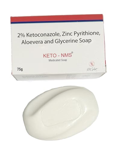 Anti Fungal & Anti Bacterial Soap 2% Ketoconazole For Intensive Fungal Infections of The Skin | Helps Wash Away Ringworm, Jock Itch, Dry Skin, Dandruff, Acne | 75g