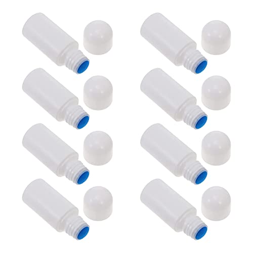 スポンジヘッドボトルブラシ 詰め替えスポンジ 10個入り ヘッドアプリケータープラスチック 空の液体薬瓶スキンケア 頭皮ヘアケア 化粧品旅行使用