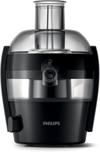 Philips Viva Collection Entsafter - Kompaktes Design, QuickClean-Technologie, Direktsaft in Glas, 500W Motor, 1,5L Fassungsvermögen, Tropf-Stopp, Leicht zu reinigen (HR1832/00) Philips Viva Collection Entsafter - Kompaktes Design, QuickClean-Technologie, Direktsaft in Glas, 500W Motor, 1,5L Fassungsvermögen, Tropf-Stopp, Leicht zu reinigen (HR1832/00)