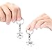 GARNECK WINOMO 2PCS You Are My Person Schlüsselanhänger ? ?Edelstahl für Männer Frauen Lovers Schlüsselkette Paar Love Forever Gift Alphabet Puzzle Schlüsselanhänger