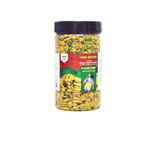 Image of Panchi Hing Mixture Namkeen 250gm (Pack of 1) Agra Special Crunchy and Flavorful Indian Snack Spicy Tangy and Tasty Perfect for Tea Time and Munching