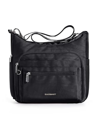 BAGSMART Crossbody Bag Tote Bag for Women, Shoulder Bag Handbag tote Bag with Compartments Purse Tote Top Handle Satchel