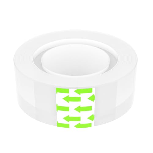 WANBAO 20 Rolls Clear Tape Refills 0.75 Inch x 1200 Inch Transparent Tape for Office, Home