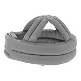 Baluue Casque de Protection Rembourré en Coton pour Personnes Âgées Sangle Ajustable, Amor...