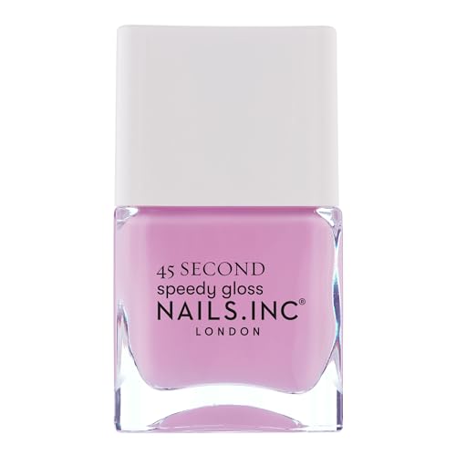 Nails.INC Ready for Richmond, Pink, No Chip, Long Lasting, Quick Dry, Air Dry, Professional Manicures & Pedicures, Fingernails & Toenails, Vegan Nail Polish, 14 ML