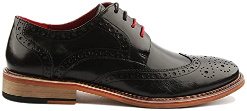 Original Justin Reece Designer Hand Made Leather Derby Formal Shoes3