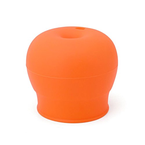 Gaddrt Silicone Sippy Lids Spill Proof Cup Lids Sippy Cup Baby Cup Lids (Orange)