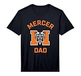 Mens Mercer University Bears Arched Dad Performance T-Shirt