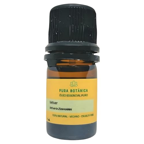 Óleo Essencial de Vetiver 5ml – 100% Puro Aromaterapia