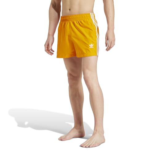 adidas Men's Standard Adicolor 3-Stripes Length Swim Shorts