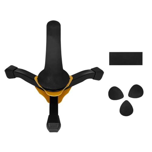 Support pour instruments à vent pliable en métal noir flûte
