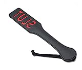 SM Leder Paddel Leder Peitsche Spanking Paddel für Sex-Spielzeug Paar (SLUT)