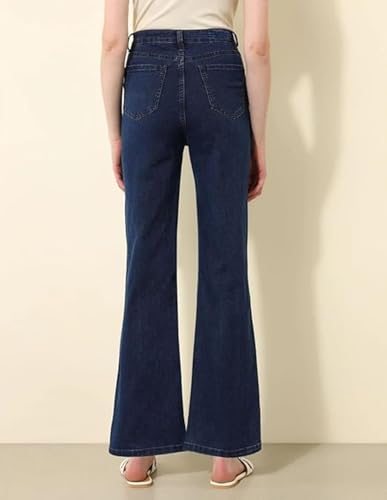 Image of ADBUCKS Women's Wide Leg Fit Mid Rise Bootcut Jeans Bell Bottom Jeans II Wide Leg