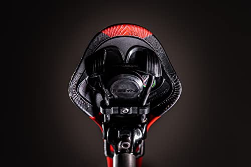 LEZYNE Matrix Saddle Tagger, capa de montagem de assento de airtag de bicicleta Stealth, leve, matri