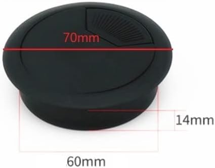 Desk Grommet,8pcs/Pack 60mm,50mm,Computer Desk Table Grommet Cable Port Wire Hole Cover,