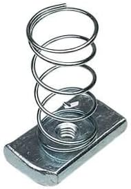 B-Line N224SS6 Spring Nut, 1/4-20, 1/4 in THK, for Use with B22, B24, B26, B32 Size Channels, 316 Stainless Steel