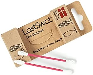 Reusable Qtips 2x - Cotton Swabs for Ears Wax Removal and Pointed Q tips for Makeup Removal LastSwab®