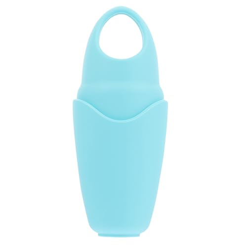 FRCOLOR de Masaje Facial de Silicona Azul Portátil para Aliviar y Reducir Hinchazón Herramienta Manual Compacta para Cuidado y Masaje Facial Casa y Viajes