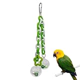 Jouets pour Perroquets - Balle d'escalade Interactive à Mâcher avec Perles Colorées,Accessoires pour Conures - Destiné Aux Cacatoès Calopsittes Conures Poulets Aras Quakers
