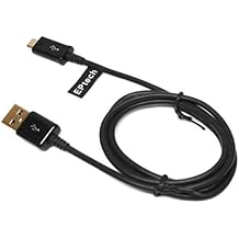 Micro USB Data Charging Cable Cord Replacement for 7" Samsung CE0168 Galaxy Tab 3 Lite Wi-Fi Tablet PC 8" Cell Phone VXI B350-XT B450-XT S450-XT Le Pan Mini TC802A TC1020 w/Small Tip.