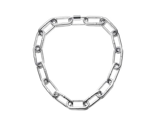 Men's Heavy Duty Quee Goth Grunge Chunky Necklaces Punk Stainless Steel Alternative Industrial Collar Choker Link Chain For Women Jewelry