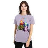 Disney Elemental Group Scene with Ember, Wade, Gale and Grouchwood Camiseta de Mujer, Lavanda, XXL