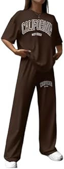 My Swag Women's Cotton Loungewear Set, T-Shirt and Pants Coordinates, Casual Wear