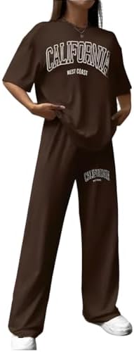 My Swag Women's Cotton Loungewear Set, T-Shirt and Pants Coordinates, Casual Wear