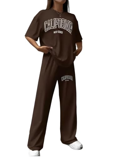 My Swag Women's Cotton Loungewear Set, T-Shirt and Pants Coordinates, Casual Wear