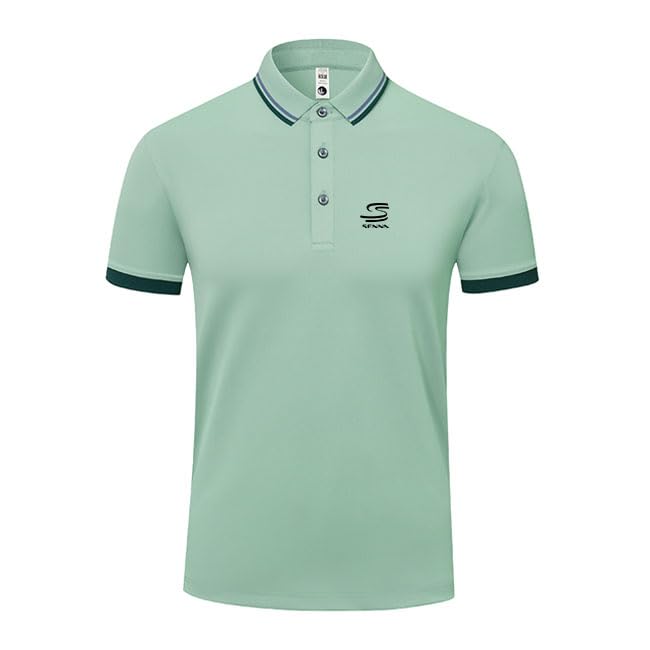 Polo respirant FCOIN Ayr.Ton-se.nna contre la chaleur avec son col rayé élégant