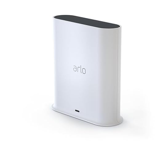 Accessoire Arlo - Station d'accueil avec Sirène Intégrée, Compatible avec les Caméras Arlo, Arlo Pro, Arlo Pro 2, Pro 3 et Ultra - Nouveau modèle (VMB5000)